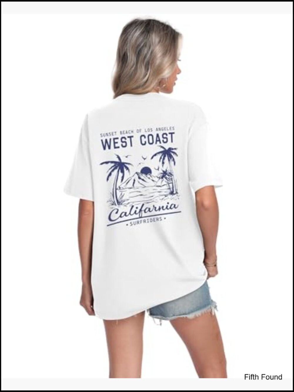 Men's Graphic T-Shirt Short Sleeve West Coast Palm Tree Print 100% Cotton - Picture 4 of 6